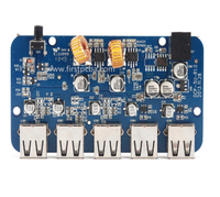 Meilleures ventes assemblage de Circuit imprimé pour batterie solaire double USB chargeur LED PCB fabrication PCBA