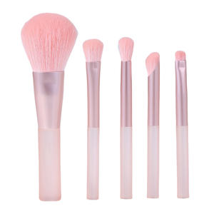 New 5pcs Mini Synthetic Hair Powder Brush Eyeshadow Nose Shadow Face Professional Makeup Brush <strong>Set</strong> With Portable Box - Product Image 5