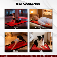Couverture de luminothérapie rouge ILUXRED en gros pour l'usine, couverture de luminothérapie LED intégrale pour le corps entier, équipement pour SPA et salon