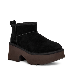 设计师奢华保暖雪厚跟鞋名牌女式舒适雪软羊皮靴 - Product Image 6