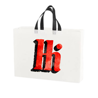 Sacs de courses réutilisables personnalisables multicolores en non-tissé avec fermeture éclair, bandoulière et logo imprimé enduit pour la plage et le sport