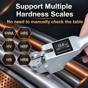 ดูโรมิเตอร์แบบพกพา LS255 อลูมิเนียมอัลลอยด์ พร้อมการแปลงสเกล HWA HRE HV HRF HB HRB - Product Image 3