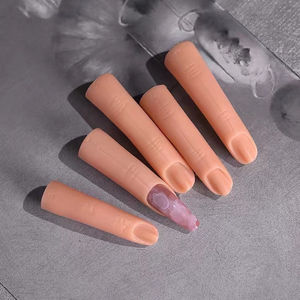 <span class=keywords><strong>Silicone</strong></span> Manucure <span class=keywords><strong>Faux</strong></span> <span class=keywords><strong>Doigt</strong></span> Pratique Moule Imitation Invité <span class=keywords><strong>Doigt</strong></span> pour Novice Débutants Affichage Plug-In Main Siège - Product Image 3