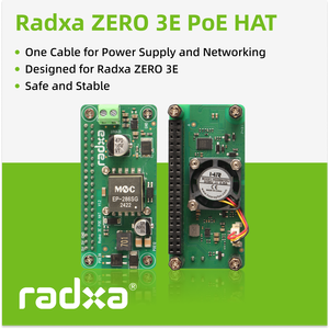 Módulo de Fuente de Alimentación PoE ZERO 3E Compatible con la Computadora de Placa Única Radxa ZERO 3E - Product Image 1