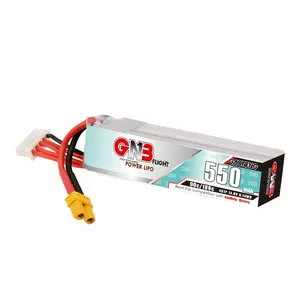 GNB GAONENG 4S 550MAH 14.8V 90C XT30 batteria LiPo FPV Mini Drone quad sRC giocattolo aereo da corsa FPV droni Brushless Mini Drone