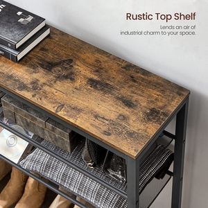 Cross-border foreign trade multi-layer entrance hallway <b>shoe</b> <b>rack</b>, household floor-standing <b>storage</b> <b>rack</b>, simple iron <b>storage</b> - Product Image 3