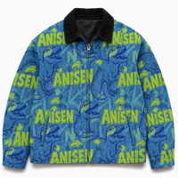 Veste zippée de basketball Anime, sweat-shirt jacquard, pull tapisserie grande taille, manteau, veste tapisserie personnalisée pour homme