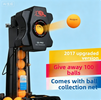 Robot de Tenis de Mesa Northern Mountain S6, Negro, PVC, Multi-Rotación, Multi-Caída, Automático, con 100 Pelotas, 7.5 kg