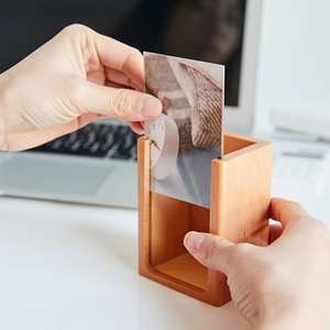 2024012 organisateur de <span class=keywords><strong>bureau</strong></span> pour porte-stylo en <span class=keywords><strong>bois</strong></span> personnalisé stationnaire avec cadre photo pour la fête des mères anniversaire et anniversaire - Product Image 4