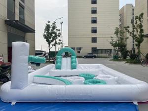 Piscine gonflable d'extérieur pour enfants, parc aquatique gonflable avec <span class=keywords><strong>toboggan</strong></span> - Product Image 6