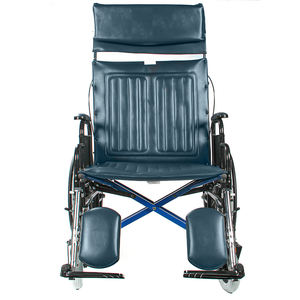 Silla de Ruedas reclinable manual para adultos, ligera, de aluminio, con respaldo alto, 28 pulgadas, precio de fábrica - Product Image 5