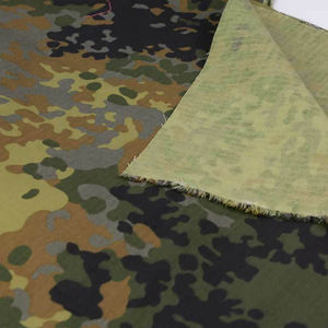 Personalizado impreso camuflaje tejido sarga TC poliéster algodón tela textil fabricante para prendas bolsas gorras alemán <span class=keywords><strong>Flecktarn</strong></span> - Product Image 1