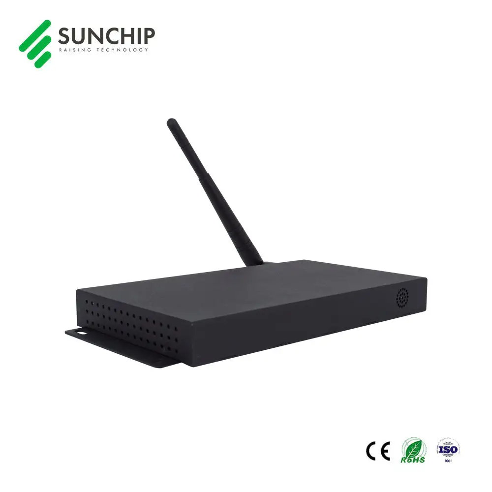 SUNCHIP android media player digital signage 4K box TF card 64gb smart best price advertising media player