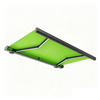 Auvent et parasol entièrement fermés en aluminium pour balcon, jardin, restaurant et zone de stationnement