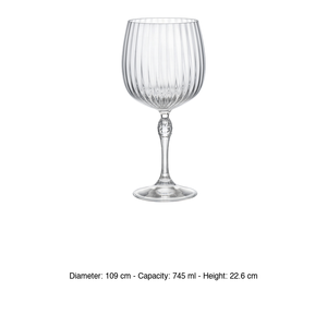 Verre à <span class=keywords><strong>gin</strong></span> <span class=keywords><strong>tonic</strong></span> Bormioli Rocco America 74,5 cl Fournitures de restaurant Fournitures de <span class=keywords><strong>bar</strong></span> Vente en gros - Product Image 3