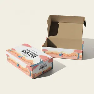 Boîte de produits personnalisés, impression en carton avec couleur contrastée, shangji, 2020
