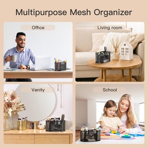 Máy Tính Để Bàn Tổ Chức Văn Phòng Nguồn Cung Cấp Đa-Chức Năng Chủ Bút Văn Phòng Phẩm Với 8 Ngăn Và 1 Ngăn Kéo Bàn Tổ Chức - Product Image 6