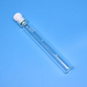 <span class=keywords><strong>Tubes</strong></span> <span class=keywords><strong>à</strong></span> <span class=keywords><strong>essai</strong></span> en verre de laboratoire professionnel <span class=keywords><strong>avec</strong></span> <span class=keywords><strong>bouchons</strong></span> filetés en PTFE sans récipients <span class=keywords><strong>à</strong></span> pression graduée - Product Image 3