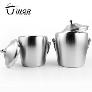 Small <strong>Silver</strong> Round Standing Barrel Cola <strong>Ice</strong> <strong>Bucket</strong> From China - Product Image 5
