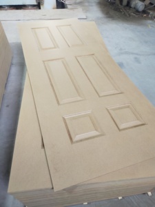 Consmos Lớp Lót Màu Trắng Tấm HDF Cửa Đúc Kết Cấu - Product Image 2