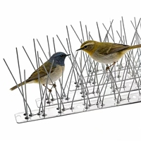 Pointes anti-oiseaux en acier inoxydable personnalisées, légères, répulsives contre les nuisibles et les animaux sauvages, pour le contrôle des pigeons - Vente chaude