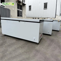 Congélateur Solaire Coffre Profond 698L/1280L Fonctionnant sur Batterie Compresseur DC 24V Intégré pour Usage Domestique Stockage de Poisson