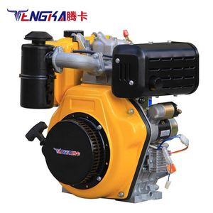 Moteur diesel monocylindre refroidi par air, démarrage électrique, arbre vertical 188F, 9 CV, roulement Changfa - Product Image 3