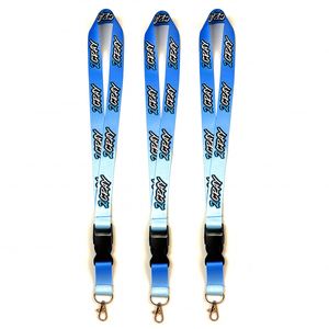 Custom Sublimation Logo Polyester <b>Lanyards</b> with Hook Free Sample Bulk Sport Neck Strap <b>for</b> Medal & <b>Keys</b> - Product Image 2