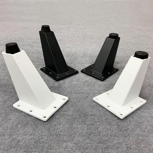 Aluminum Alloy Adjustable Inclined Furniture Legs with Modern Simple Design for TV Cabinet Bathroom Cabinet Coffee Table