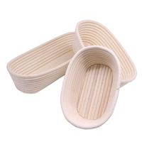 CharmRattan – Doublures de paniers à pain en rotin de qualité supérieure, couleur beige, compatibles lave-vaisselle et four, pour la cuisson professionnelle et domestique du pain au levain
