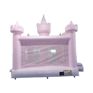 Nouveau design rose princesse château de saut gonflable sécurité intérieure trampoline pour enfants fille fête d'anniversaire - Product Image 2