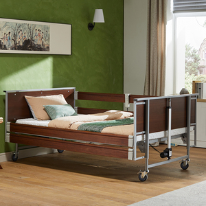 Équipements et accessoires médicaux électriques, lit de soins à domicile pour personnes âgées, lit de soins en bois pour personnes âgées, lit de maison de retraite avec cadre réglable - Product Image 2