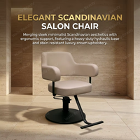 Chaise de salon hydraulique moderne, chaise de barbier, chaise de coiffure pour styliste, mobilier de salon