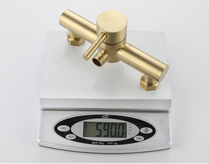 Juego de Grifo <span class=keywords><strong>para</strong></span> Bañera de Oro Cepillado 304 con <span class=keywords><strong>Ducha</strong></span> de Mano y Deslizador de Altura Ajustable - Product Image 6