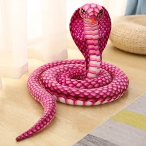Giocattolo <span class=keywords><strong>Serpente</strong></span> Realistico in Peluche Lungo, Morbido Pupazzo <span class=keywords><strong>Cobra</strong></span> per Giochi di Ruolo per Bambini, Decorazione Casa e Regali Scherzo - Product Image 3