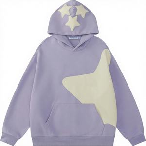 Sudadera con Capucha de Secado Rápido para Hombre, Estilo Universitario, con Estampado Personalizado de Dinosaurio, Color en Contraste, 100% Algodón de Felpa, para Invierno - Product Image 1