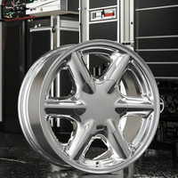 Velg mobil tugas berat 16x7.0 inci 6 lubang 4x4 velg paduan aluminium ringan & kuat untuk truk 4WD