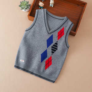 E2WOO Nouveauté Printemps Gilet en Tricot Chaud Sans Manches pour Enfants Filles et Garçons de 3 à 12 Ans - Product Image 2