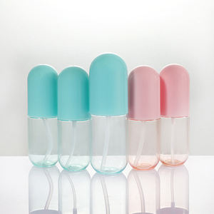 PET พลาสติก Macaron สียาแคปซูลรูปสีชมพูสีฟ้าเครื่องสำอางสเปรย์ขวดปั๊ม - Product Image 3