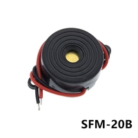 ZYSY SFM-20B DC3-24V Durable 3-V Avertisseur sonore électronique piézoélectrique 95DB Son continu pour voiture et fourgonnette