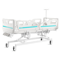 SAIKANG V4V Offres Spéciales manuel ICU lit d'hôpital pour personnes âgées multifonction 4 manivelles matériau métallique