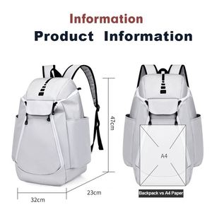 Custom Sports Bag <b>for</b> <b>Men</b> Casual Sports <b>Backpack</b> Club Training Outdoor <b>Waterproof</b> Oxford Sports Bag with logo - Product Image 3