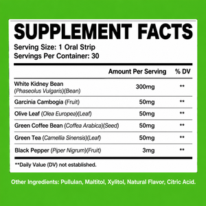 Trending Goods White Kidney <b>Bean</b> Extract Oral Strips with White Kidney <b>Bean</b> Digestive Health Supplement - Product Image 2