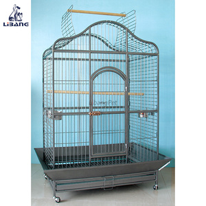 Lồng chim vẹt cao cấp bán trực tiếp, chất lượng cao, bền chắc, làm bằng kim loại - Product Image 3