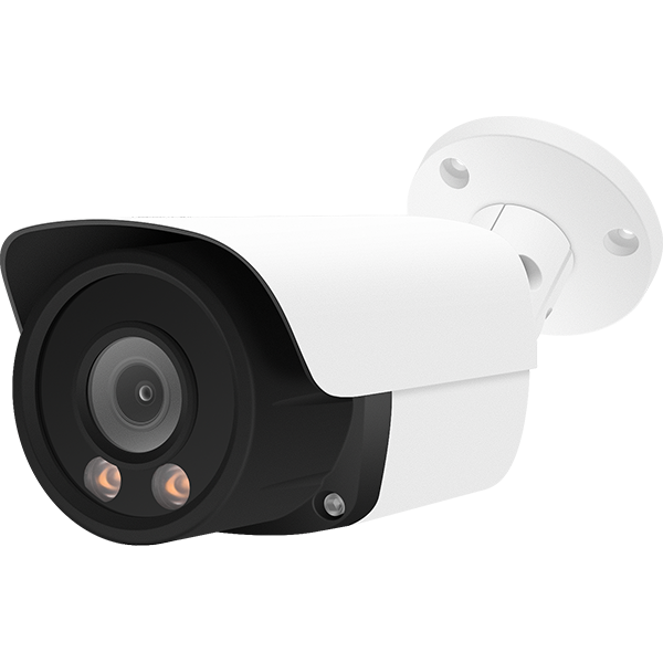 IP POE Network Camera 6MP Full Color Night Vision IP66 Hik Compatible with Human Body Detection Built in Mic SD card