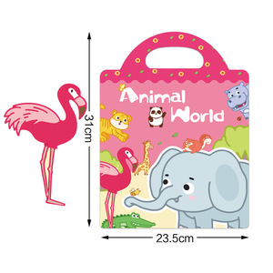Wholesale Cross-border Children's Toys Repeatedly Paste <strong>the</strong> First <strong>Book</strong> <strong>Body</strong> Organ Scene Jelly Sticker <strong>Book</strong> - Product Image 3