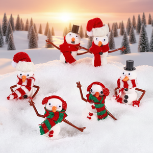 Kit <span class=keywords><strong>de</strong></span> Manualidades Navideñas <span class=keywords><strong>de</strong></span> 9 Piezas, Arcilla para Modelar, Kit para Hacer Muñecos <span class=keywords><strong>de</strong></span> Nieve, Regalos <span class=keywords><strong>de</strong></span> Navidad, Rellenos <span class=keywords><strong>de</strong></span> Calcetines Navideños <span class=keywords><strong>de</strong></span> Invierno - Product Image 1