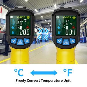 Kitchen Infrared <b>Thermometer</b> Digital Non Contact Laser Temperature Gun for Cooking Baking Grilling - Product Image 5