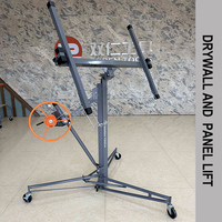 150LBS/68kgs Heavy Duty Sheetrock Lift, 360 élévateur de cloison sèche réglable pour plafond, élévateur de cloison sèche pour l'amélioration de l'habitat