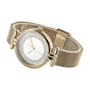 Factory Best Quality Customize Premium Women Crystal Wrist Hand Watch Watch Manufacturer Luxury Women Diamond Custom Logo Watch